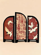 [HS0302] 鹤寿百福屏风 Crane Longevity and Hundred Blessings Screen